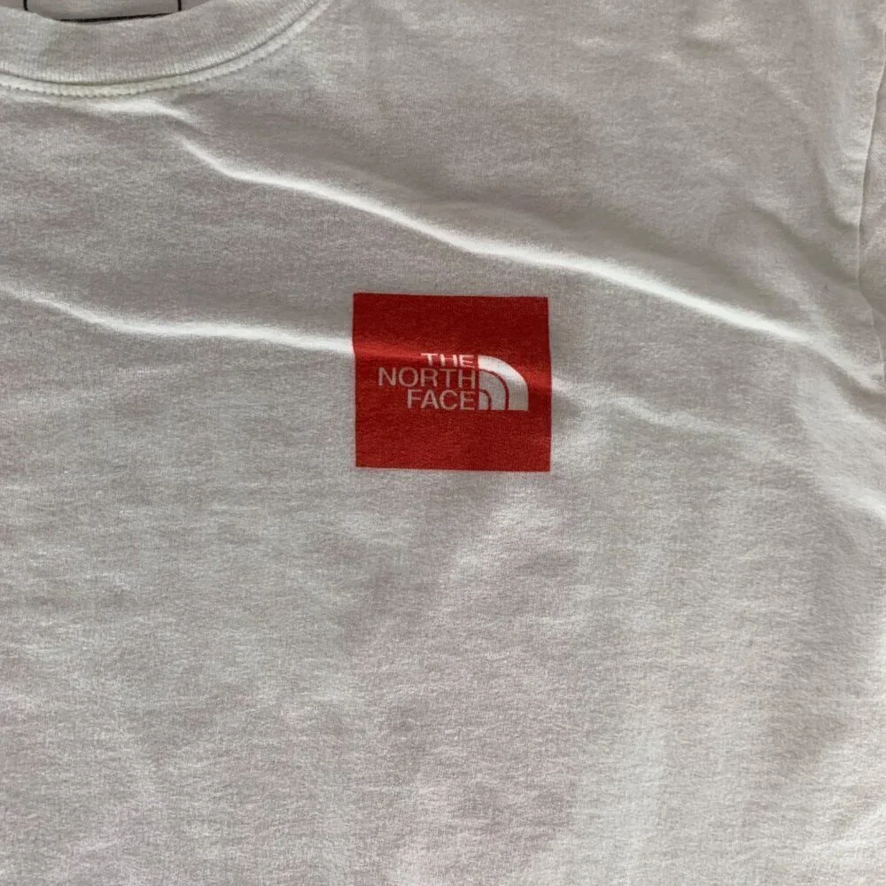 The North Face White Short Sleeve Crewneck Shirt Mens Large